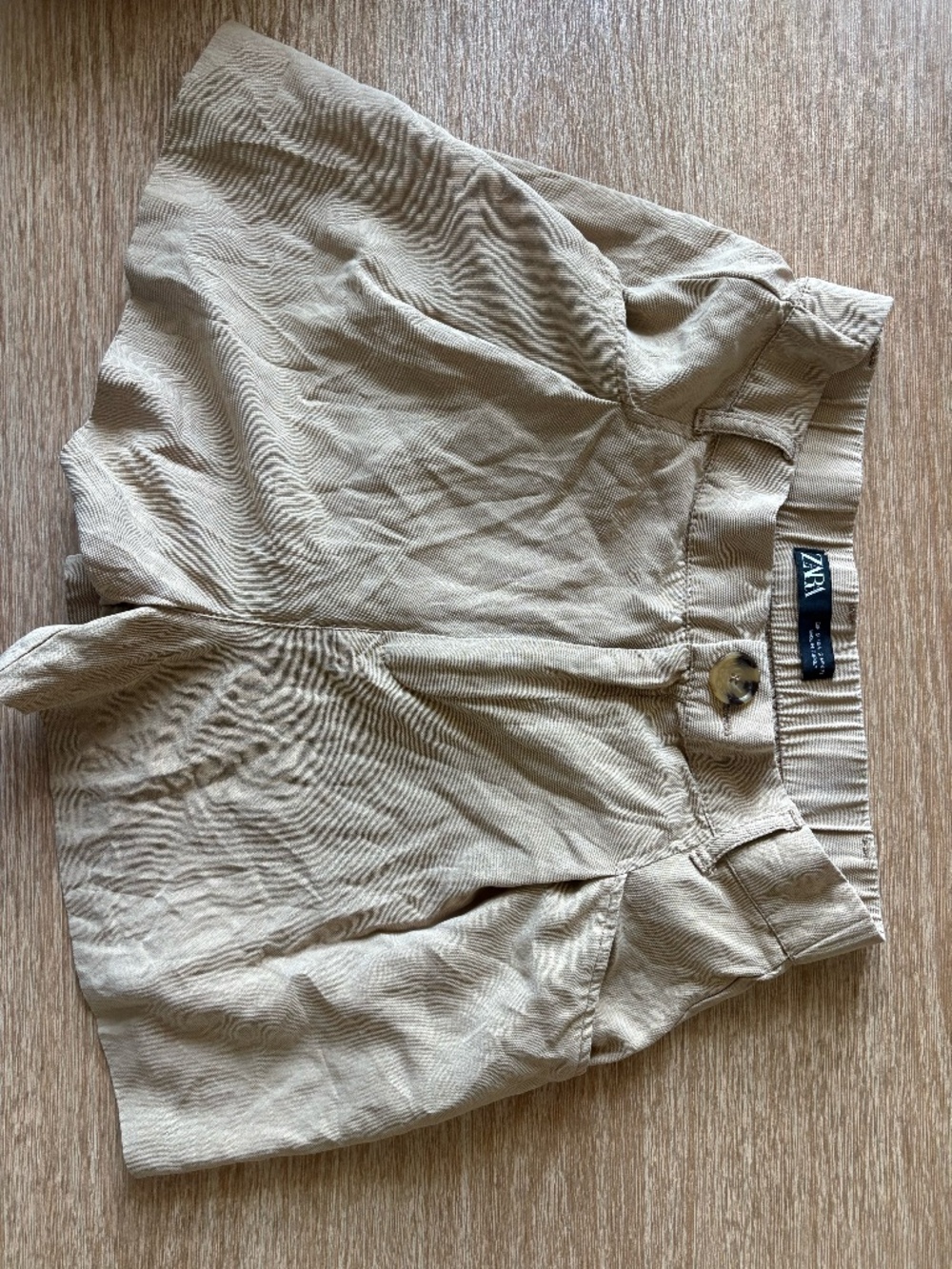 S Zara Khaki Shorts